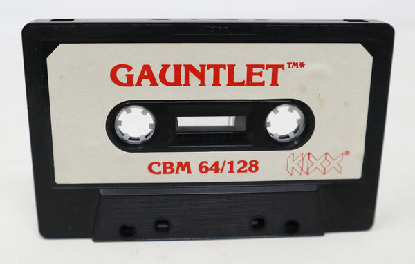 Vintage 1985 80s Commodore 64 C64 CBM 64 / 128 Gauntlet Cassette Tape Video Game Retro