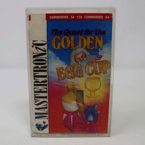 Vintage 1980s Commodore 64 C64 64 / 128 The Quest For The Golden Egg Cup Cassette Tape Video Game