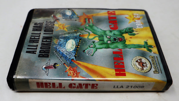 Vintage 1984 80s Commodore 64 C64 CBM 64 Hell Gate Cassette Tape Video Game Retro