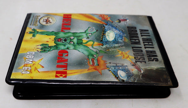 Vintage 1984 80s Commodore 64 C64 CBM 64 Hell Gate Cassette Tape Video Game Retro