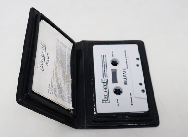 Vintage 1984 80s Commodore 64 C64 CBM 64 Hell Gate Cassette Tape Video Game Retro