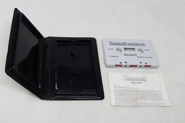 Vintage 1984 80s Commodore 64 C64 CBM 64 Hell Gate Cassette Tape Video Game Retro