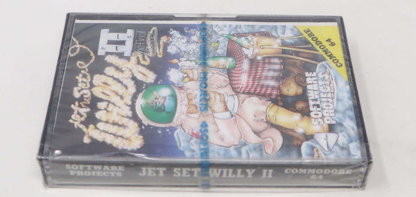 Vintage 1983 80s Commodore 64 C64 Jet Set Willy II 2 The Final Frontier Cassette Tape Video Game Sealed Rare
