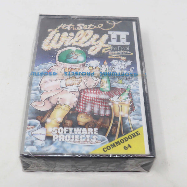 Vintage 1983 80s Commodore 64 C64 Jet Set Willy II 2 The Final Frontier Cassette Tape Video Game Sealed Rare