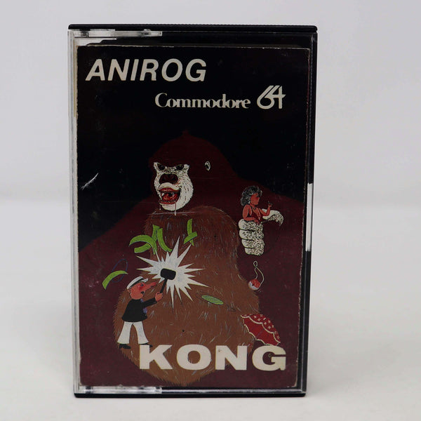 Vintage 1983 80s Commodore 64 C64 Kong Cassette Tape Video Game