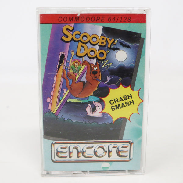 Vintage 1989 80s Commodore 64 C64 64 / 128 Encore Scooby-Doo Cassette Tape Video Game Retro (Copy)