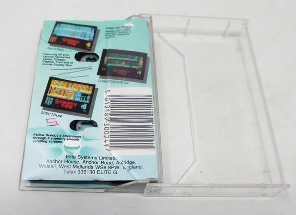 Vintage 1989 80s Commodore 64 C64 64 / 128 Encore Scooby-Doo Cassette Tape Video Game Retro (Copy)