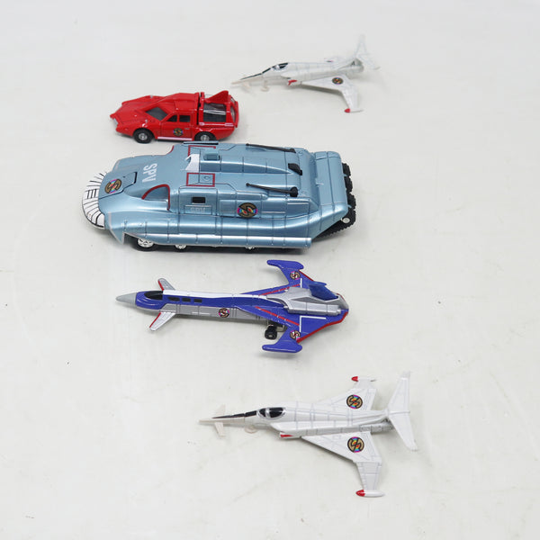 Vintage 1993 90s Vivid Imaginations Captain Scarlet And The Mysterons 51006 Spectrum Command Team Vehicle Set Complete Boxed Gerry Anderson