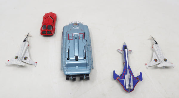 Vintage 1993 90s Vivid Imaginations Captain Scarlet And The Mysterons 51006 Spectrum Command Team Vehicle Set Complete Boxed Gerry Anderson