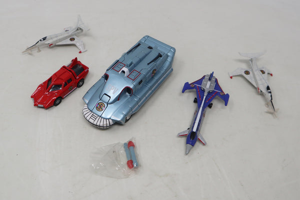 Vintage 1993 90s Vivid Imaginations Captain Scarlet And The Mysterons 51006 Spectrum Command Team Vehicle Set Complete Boxed Gerry Anderson