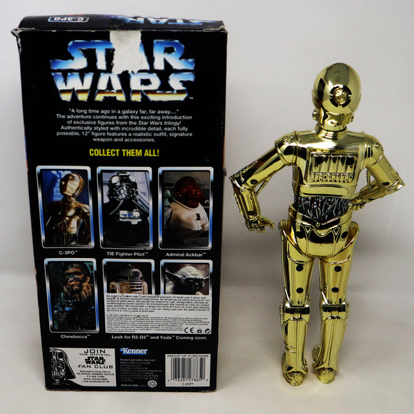 Vintage 1997 90s Hasbro Kenner Star Wars Collector Series C-3PO C-3P0 Fully Poseable 12" Action Figure Boxed Retro