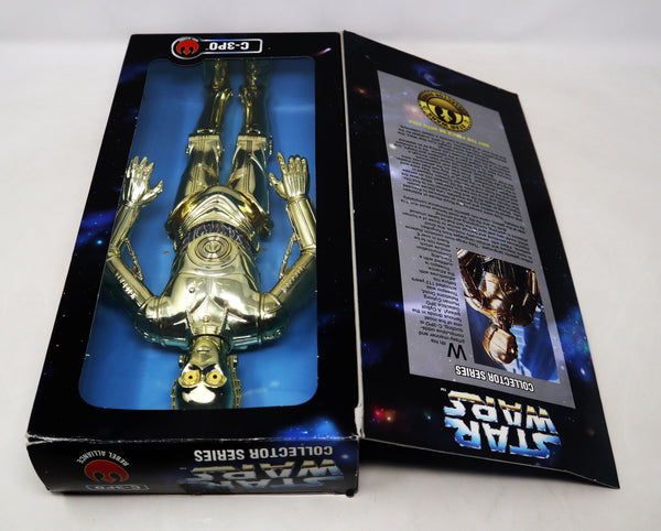 Vintage 1997 90s Hasbro Kenner Star Wars Collector Series C-3PO C-3P0 Fully Poseable 12" Action Figure Boxed Retro