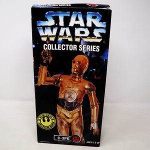 Vintage 1997 90s Hasbro Kenner Star Wars Collector Series C-3PO C-3P0 Fully Poseable 12" Action Figure Boxed Retro