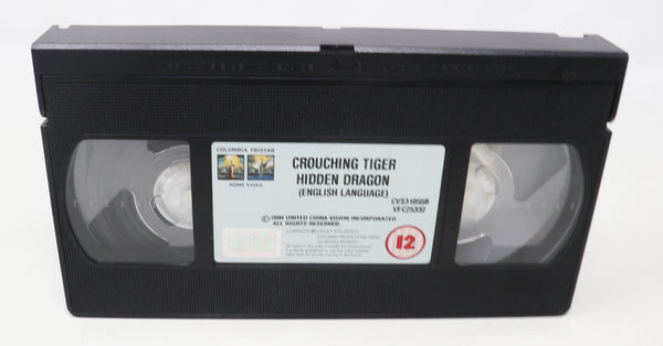 Vintage 2001 Columbia Tristar Crouching Tiger Hidden Dragon VHS Video Home System Tape Rare Big Box Version Martial Arts