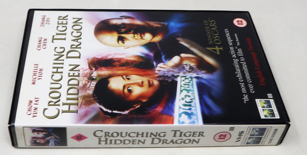 Vintage 2001 Columbia Tristar Crouching Tiger Hidden Dragon VHS Video Home System Tape Rare Big Box Version Martial Arts