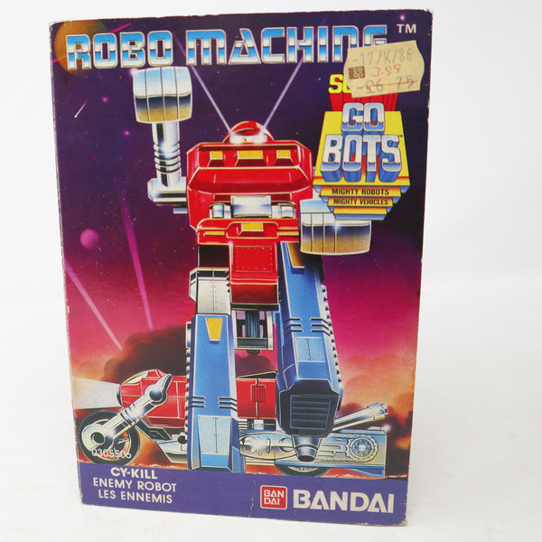 Vintage 1985 80s Bandai Super Gobots (Go Bots) Robo Machine Cy-Kill Enemy Robot Boxed RetroRare