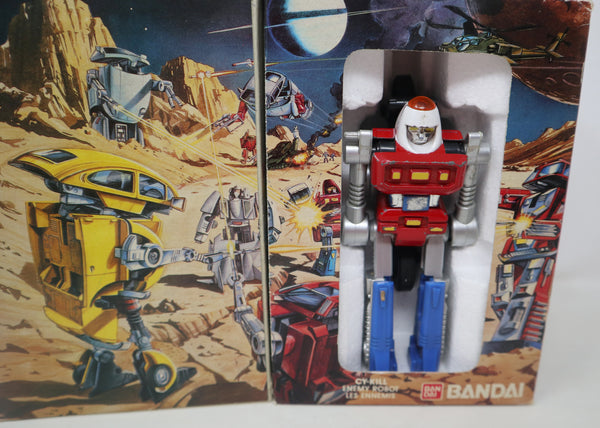 Vintage 1985 80s Bandai Super Gobots (Go Bots) Robo Machine Cy-Kill Enemy Robot Boxed RetroRare