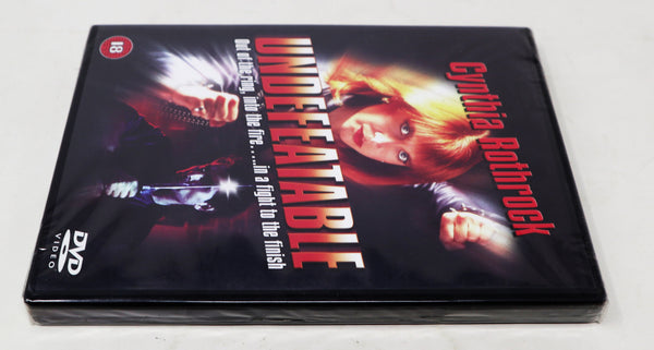 Vintage Cynthia Rothrock Undefeatable DVD Video Sealed Rare Martial Arts Retro