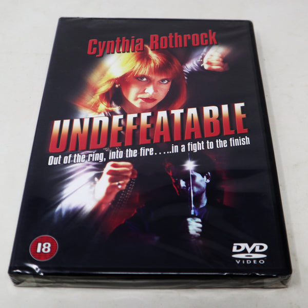 Vintage Cynthia Rothrock Undefeatable DVD Video Sealed Rare Martial Arts Retro