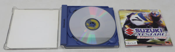Vintage 1999 90s Sega Dreamcast Suzuki Alstare Extreme Racing Video Game Pal 1-2 Players Retro