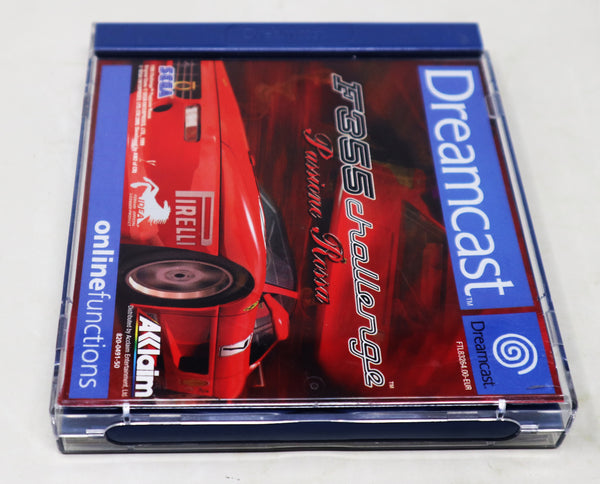 Vintage 2000 Sega Dreamcast F355 Challenge Passione Rossa Racing Video Game Pal 1-2 Players Retro