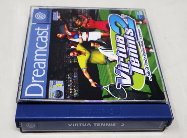 Vintage 2001 Sega Dreamcast Virtua Tennis 2 Video Game Pal Version 1-4 Players Retro