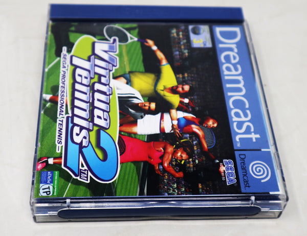 Vintage 2001 Sega Dreamcast Virtua Tennis 2 Video Game Pal Version 1-4 Players Retro
