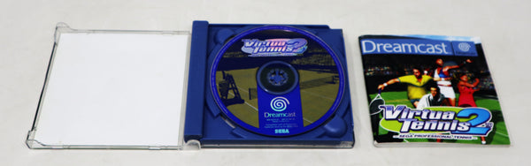 Vintage 2001 Sega Dreamcast Virtua Tennis 2 Video Game Pal Version 1-4 Players Retro