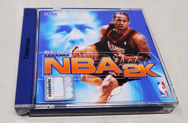 Vintage 1999 90s Sega Dreamcast Sega Sports NBA 2K Basketball Video Game Pal 1-4 Players Retro