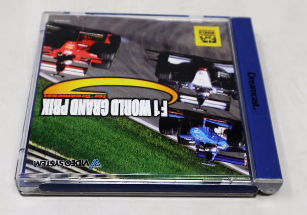 Vintage 1999 90s Sega Dreamcast F1 World Grand Prix Racing Video Game Pal Version 1-2 Players Retro