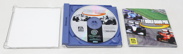 Vintage 1999 90s Sega Dreamcast F1 World Grand Prix Racing Video Game Pal Version 1-2 Players Retro