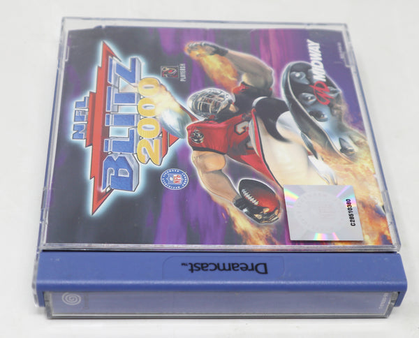 Vintage 2000 Sega Dreamcast NFL Blitz 2000 Video Game Pal Version 1-4 Players Retro