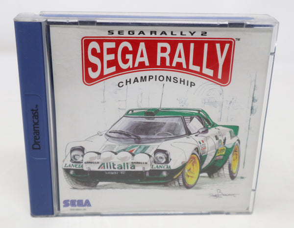 Vintage 1999 90s Sega Dreamcast Sega Rally 2 Championship Video Game Pal 1-2 Players Retro