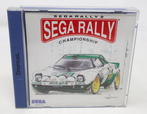 Vintage 1999 90s Sega Dreamcast Sega Rally 2 Championship Video Game Pal 1-2 Players Retro