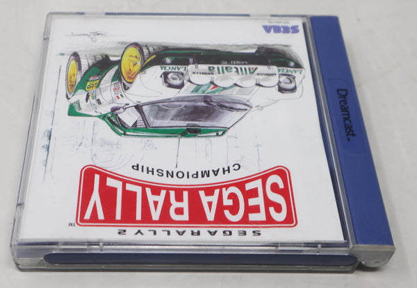 Vintage 1999 90s Sega Dreamcast Sega Rally 2 Championship Video Game Pal 1-2 Players Retro