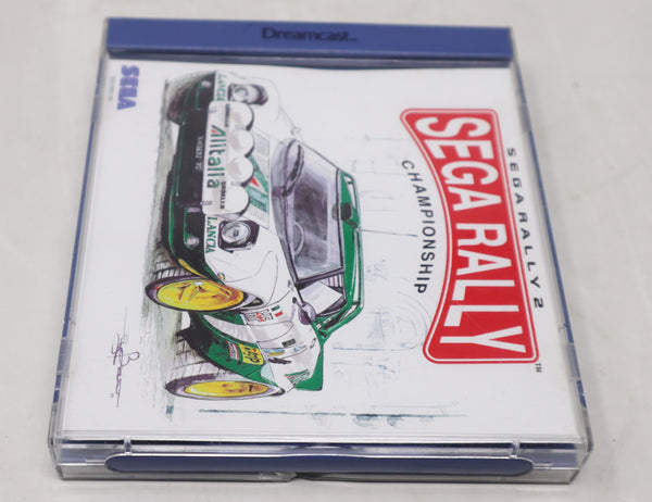 Vintage 1999 90s Sega Dreamcast Sega Rally 2 Championship Video Game Pal 1-2 Players Retro