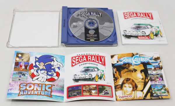 Vintage 1999 90s Sega Dreamcast Sega Rally 2 Championship Video Game Pal 1-2 Players Retro