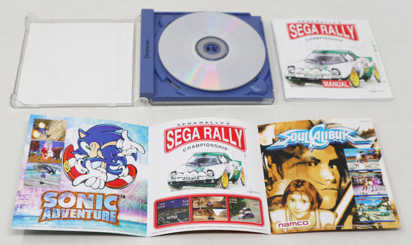 Vintage 1999 90s Sega Dreamcast Sega Rally 2 Championship Video Game Pal 1-2 Players Retro