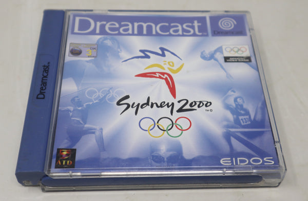 Vintage 2000 Sega Dreamcast Sydney 2000 Olympic Games Video Game Pal Version 1-4 Players Retro