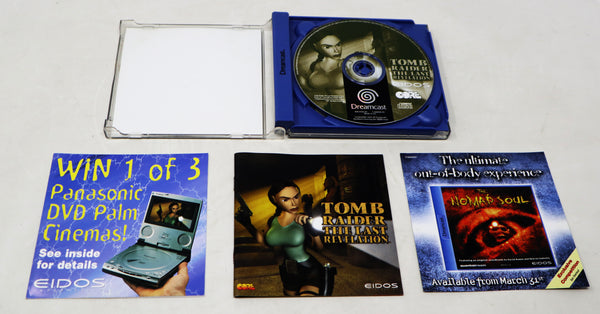 Vintage 1999 90s Sega Dreamcast Tomb Raider The Last Revelation Lara Croft Video Game Pal Version 1 Player Retro