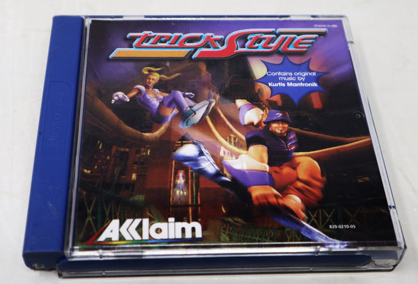 Vintage 1999 90s Sega Dreamcast Trickstyle Trick Style Skateboarding Video Game Pal Version 1-2 Players Retro