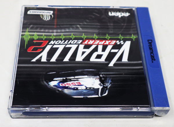 Vintage 2000 Sega Dreamcast V-Rally 2 Expert Edition Racing Video Game Pal Version 1-4 Players Retro
