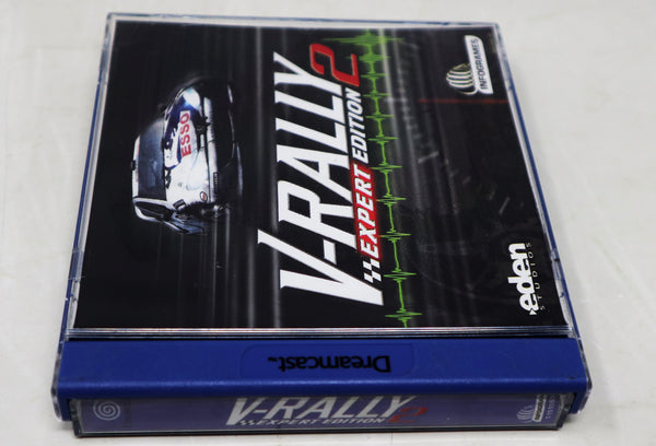 Vintage 2000 Sega Dreamcast V-Rally 2 Expert Edition Racing Video Game Pal Version 1-4 Players Retro
