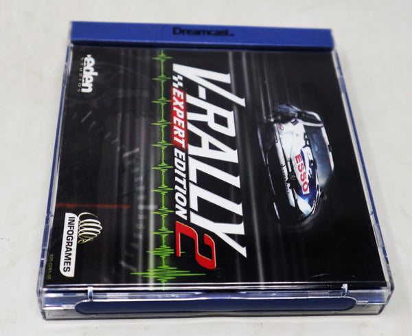 Vintage 2000 Sega Dreamcast V-Rally 2 Expert Edition Racing Video Game Pal Version 1-4 Players Retro