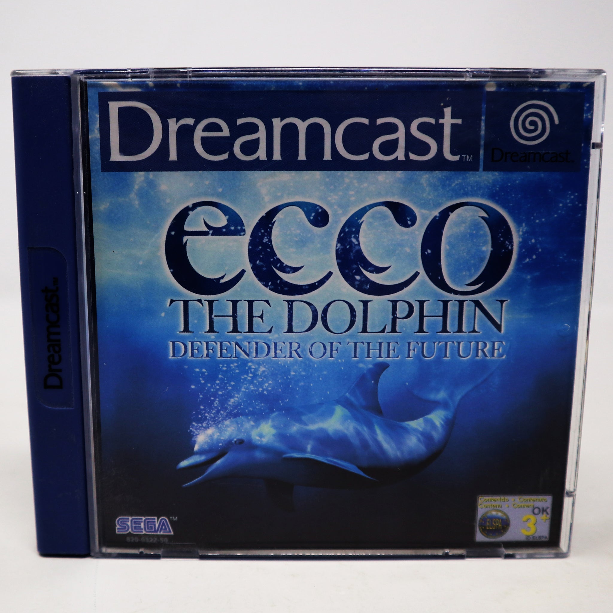 Vintage 2000 Sega Dreamcast Ecco The Dolphin Defender Of The Future Game Pal 1 Player Retro