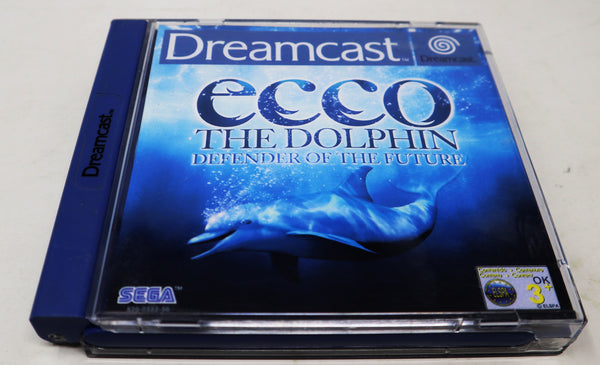 Vintage 2000 Sega Dreamcast Ecco The Dolphin Defender Of The Future Game Pal 1 Player Retro