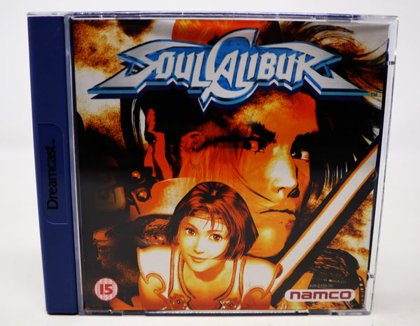 Vintage 1999 90s Sega Dreamcast Soul Calibur Fighting Video Game Pal Version 1-2 Players Retro
