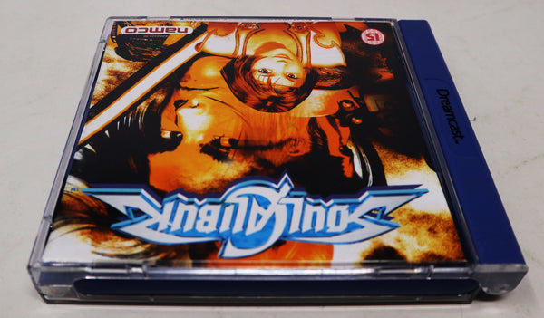 Vintage 1999 90s Sega Dreamcast Soul Calibur Fighting Video Game Pal Version 1-2 Players Retro