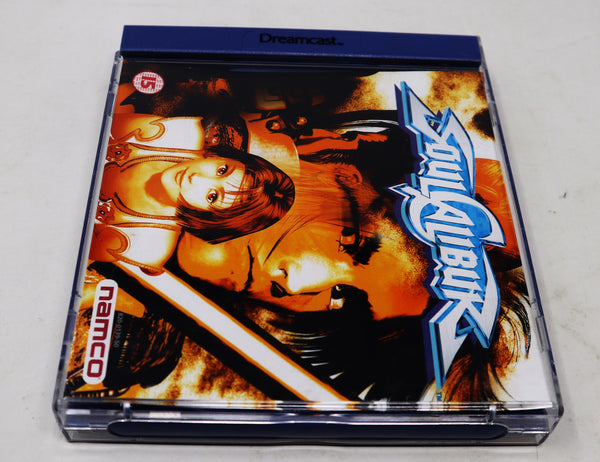 Vintage 1999 90s Sega Dreamcast Soul Calibur Fighting Video Game Pal Version 1-2 Players Retro