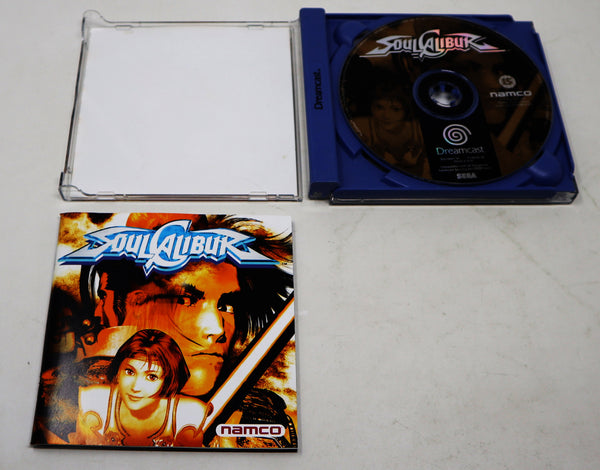 Vintage 1999 90s Sega Dreamcast Soul Calibur Fighting Video Game Pal Version 1-2 Players Retro